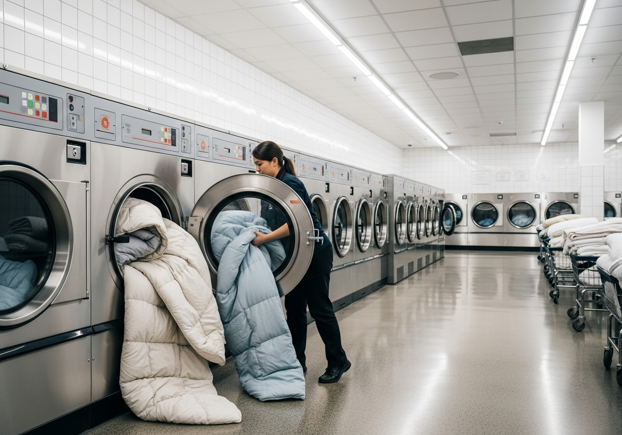 Bulky items like comforters